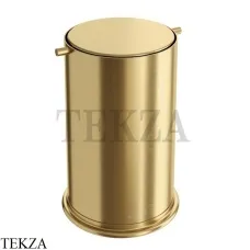 Boheme Uno Ведро для мусора 7л, с вращающейся крышкой 10916-MG, латунь matt gold