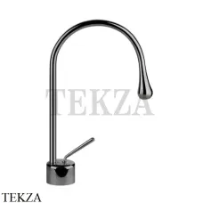Gessi Goccia Смеситель для раковины, без сливного гарнитура 33601-124, Black Metal глянец
