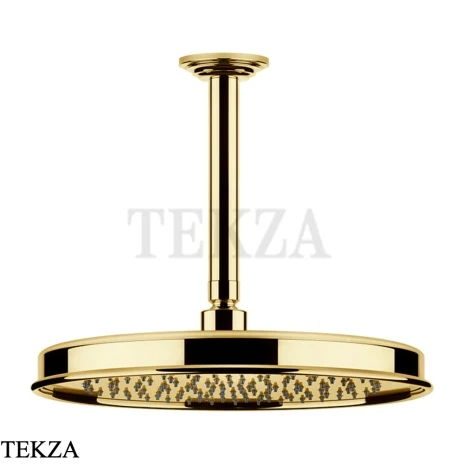 Gessi VENTI20 Верхний душ 300 с потолочным креплением под размер 65155-246, Gold PVD