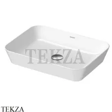 Duravit Cape Cod Раковина накладная прямоугольная, без перелива 2347550000, белый глянец