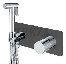 Boheme Stick Гигиенический душ со смесителем Stick 127-BCR Black DIAMOND Chrome