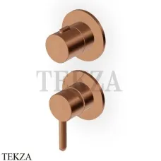 Zucchetti Isy22 Смеситель для душа, 2 потока, внешняя часть ZIS778.P91, brushed copper PVD Zucchetti Isy22 Смеситель для душа, 2 потока, внешняя часть ZIS778.P91, brushed copper PVD