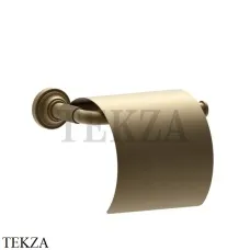 Gessi VENTI20 Держатель туалетной бумаги с крышкой 65449-713, Antique Brass