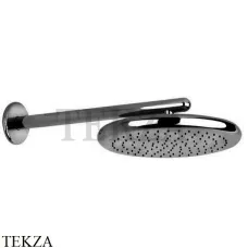 Gessi Goccia Душевая лейка 30,0 с настенным креплением 33756-126, Black Metal Brushed