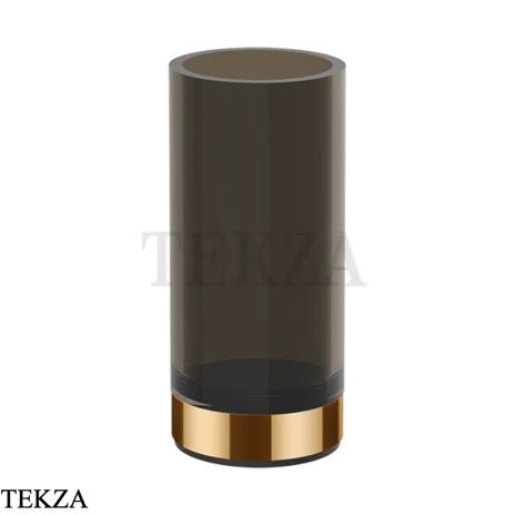 Gessi Perle Стакан для зубных щёток круглый 74833-735, бронза глянец