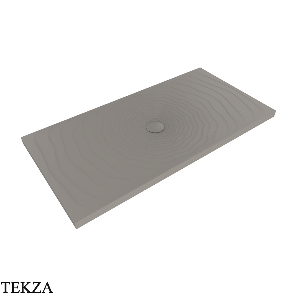 Flaminia Water Drop душевой поддон 160×80×5,5 см, серый Cenere матовый