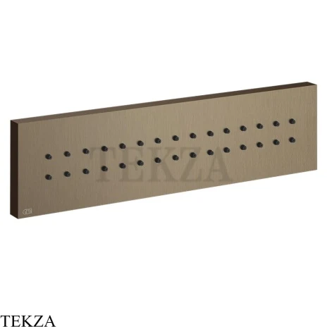 Gessi Rettangolo shower BODY JETS Боковая форсунка 32975-761, Coffee Bronze Brushed PVD