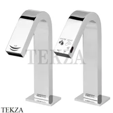 Mediclinics ALL-IN-ONE Cушилка для рук, кран для воды, дозатор жидкого мыла UCM092A, хром глянец