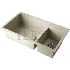 Omoikiri Tedori 86-2-LB Кухонная мойка Tetogranit две большие чаши 4993933 ваниль