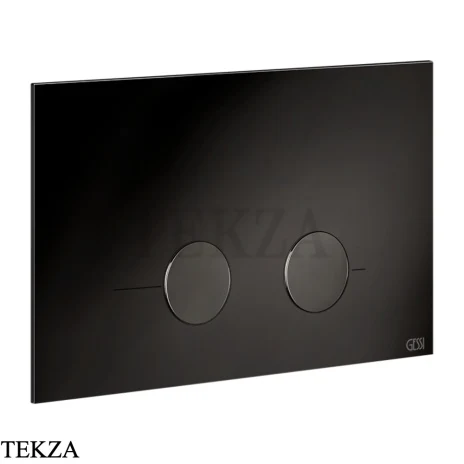 Gessi Total look Клавиша смыва для инсталляции SANIT, Villeroy&Boch, 54619-706, Black Metal PVD
