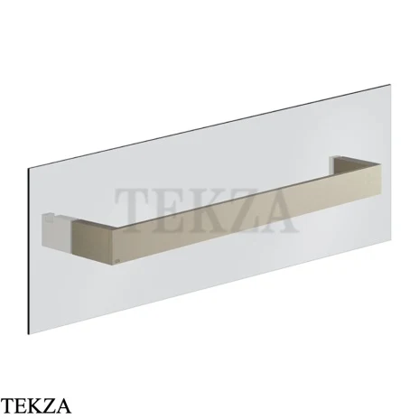 Gessi Rettangolo Полотенцедержатель для крепления на стекло, 45 см 20963-149, Finox Brushed Nickel