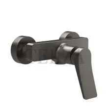 Gessi RILIEVO Смеситель для душа настенный 59031-707, Black Metal Brushed