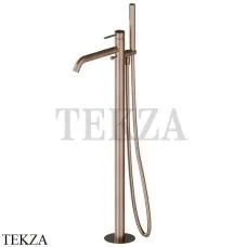 Newform X-Steel 316 Смеситель для ванны напольный, внешняя часть 69684EX.59.067, PVD Brushed copper bronze Newform X-Steel 316 Смеситель для ванны напольный, внешняя часть 69684EX.59.067, PVD Brushed copper bronze