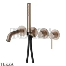 Newform XT Смеситель для ванны с гарнитуром, внешняя часть 4262E.M0.072, Copper Satin