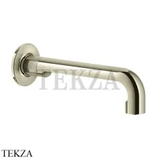 Gessi INCISO Излив для раковины настенный длинный 58101-720, Nickel PVD