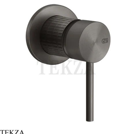 Gessi 316 MECCANICA Рычаг управления, внешняя часть 54219-707, Black Metal Brushed PVD