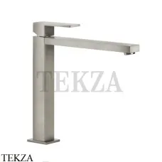 Gessi Rettangolo Смеситель для раковины длинный излив, без сливного гарнитура 11924-149, Finox Brushed Nickel