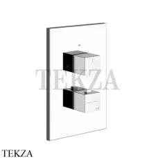 Gessi Rettangolo shower Термостат на 3 выхода, внешняя часть 20190-031, хром глянец Gessi Rettangolo shower Термостат на 3 выхода, внешняя часть 20190-031, хром глянец
