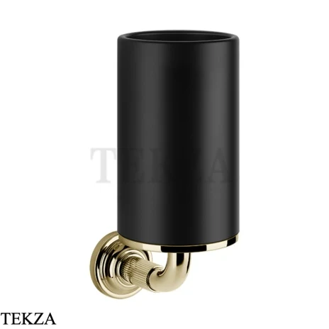 Gessi VENTI20 Стакан настенный черный 65408-710, Brass PVD