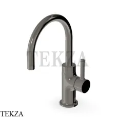 Zucchetti Pan Смеситель для раковины, с донным клапаном ZP6588.C50, metal black