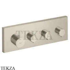 Axor ShowerCollection Модуль термостата, 3 потока, внешняя часть 10751820, Brushed Nickel Axor ShowerCollection Модуль термостата, 3 потока, внешняя часть 10751820, Brushed Nickel