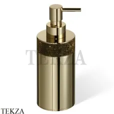 Decor Walther ROCKS Настольный дозатор для мыла или лосьона Swarovski® 0933620, золото глянец