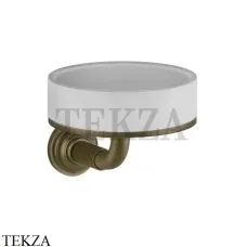 Gessi VENTI20 Мыльница настенная белая 65401-713, Antique Brass