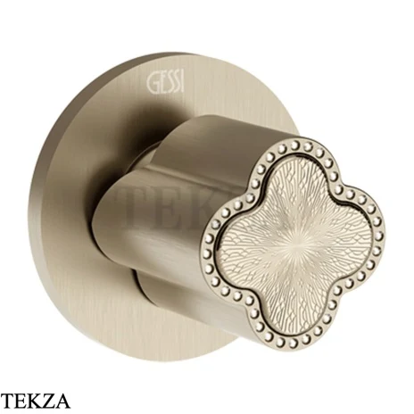 Gessi Ludovica Смеситель-рычаг управления crystals, внешняя часть 76309-149, нерж. сталь Brush / никель Brushed