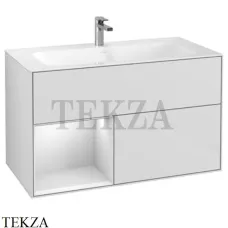 Villeroy & Boch FINION Тумба подвесная для умывальника F030MTGF, белый глянец