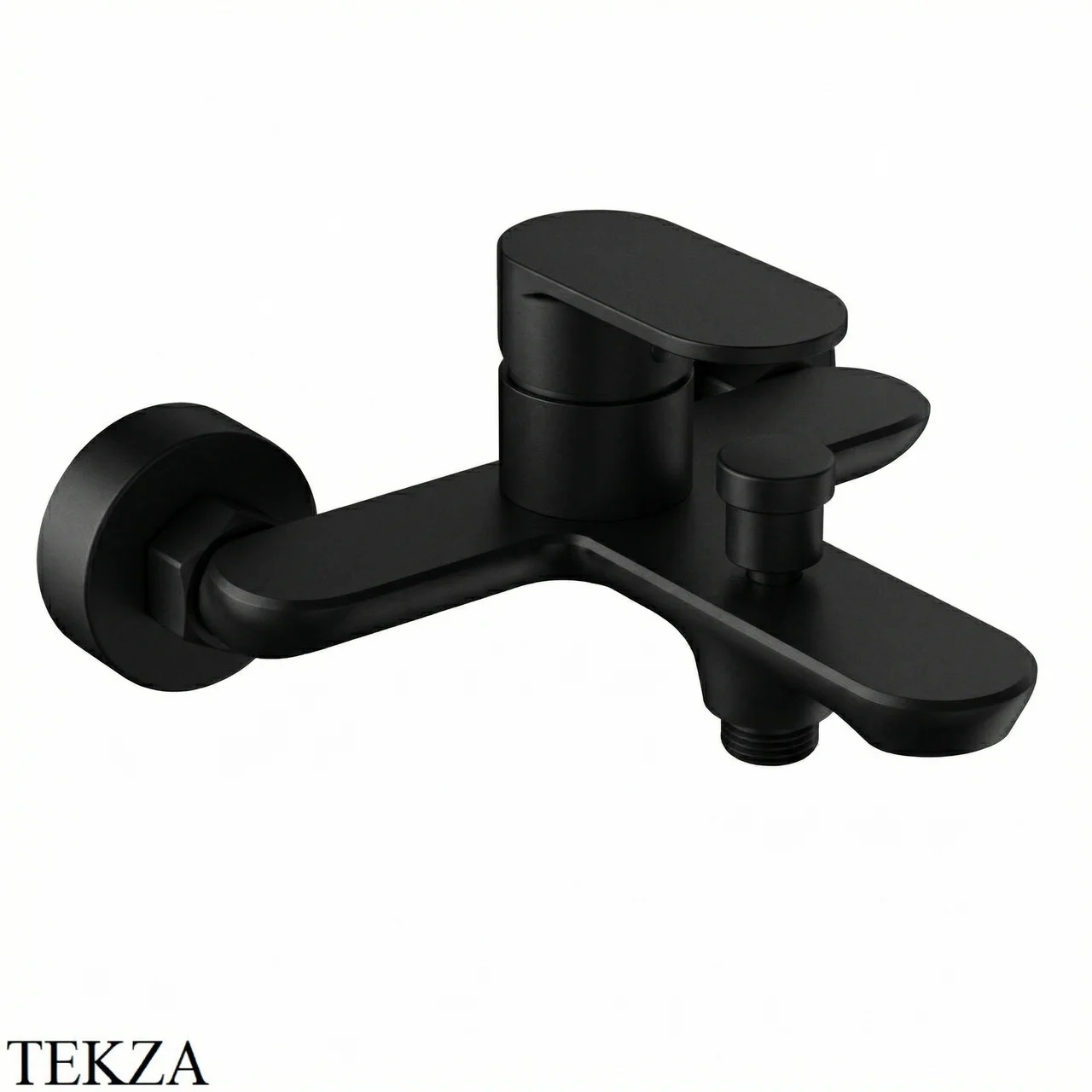 Splendy Rest Смеситель для ванны однорычажный, ванна-душ, RE203N2K215BM, черный матовый