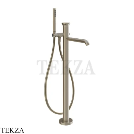Gessi Origini NEUTRAL Смеситель для ванны напольный с гарнитуром 66028-149, Finox Brushed Nickel