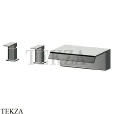 Newform Cascate Смеситель на борт ванны каскад 70033.59.064, PVD Brushed gun metal