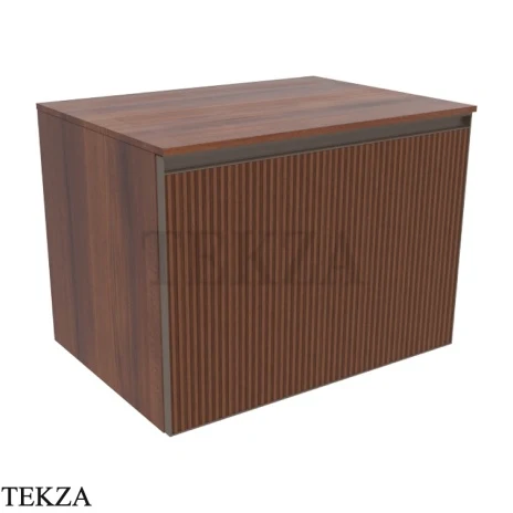 Flaminia Cubika модуль хранения подвесной 70×50×50 см, 1 ящик и внутренний ящик, орех Noce Greca