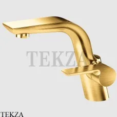 JOERGER EXAL Смеситель для раковины, донный клапан clik-clak 632.10.333.021, золото Brushed