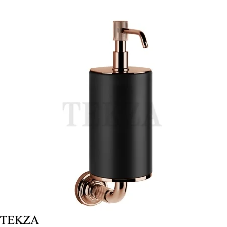 Gessi VENTI20 Дозатор для жидкого мыла настенный черный 65414-030, Copper PVD