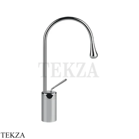 Gessi Goccia Смеситель для раковины высокий, без сливного гарнитура 33604-031, хром глянец