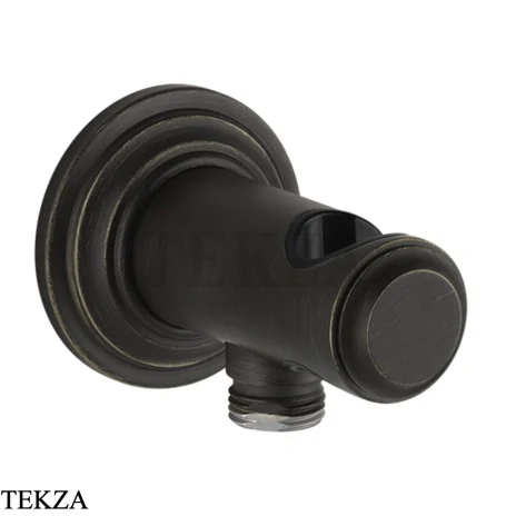 Gessi VENTI20 Держатель для душевой лейки с выводом воды 65161-187, Aged Bronze