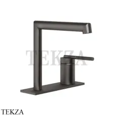 Gessi INGRANAGGIO Смеситель для раковины на планке, без гарнитура 63515-707, Black Metal Brushed