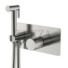 Boheme Stick Гигиенический душ со смесителем Stick 127-NB Nickel Brush c ручкой DIAMOND