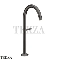 Axor ONE Смеситель для раковины Select 260, гарнитур Push‑Open 48030340, Brushed Black Chrome