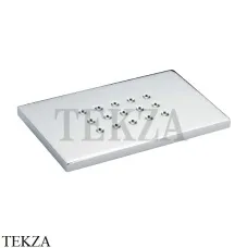 Bagno & Associati Quattro Мыльница настольная латунная QU 725 51, хром глянец
