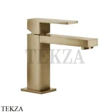 Gessi Rettangolo Смеситель для раковины, без сливного гарнитура 20002-726, Warm Bronze Br.