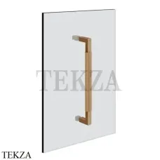 Gessi Shower G Rigato Ручка-держатель на стекло 30 см 67523-726, Warm Bronze Br. PVD