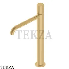 Gattoni MD Смеситель для раковины, RONCO, с донным клапаном MD113/22SG, Gold Satin