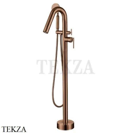 Boheme ETERNA Смеситель для ванны напольный, комплект с встройкой 179-BRB, brushed bronze