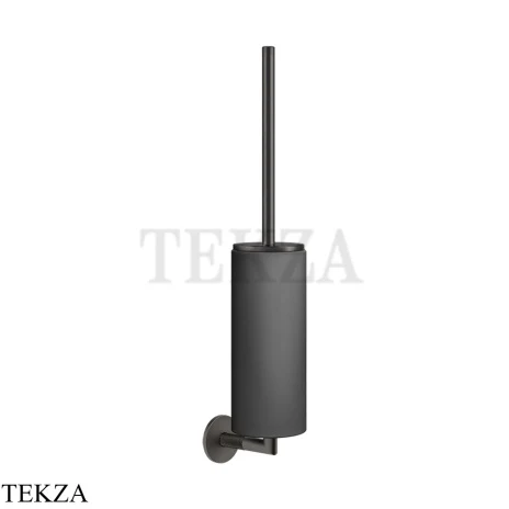 Gessi ANELLO Туалетный ершик настенный, композит черный 63720-707, Black Metal Brushed PVD
