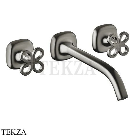 Dornbracht COYA Смеситель для раковины на 3 отв. 241, внешняя часть 36717424-19, Dark Chrome