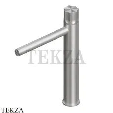 QuadroDesign Modo Смеситель для раковины высокий прогрессивный, 17 02 AS, Brushed Stainless Steel