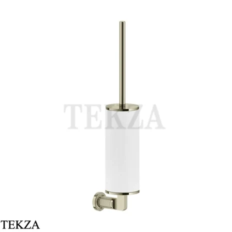 Gessi INCISO accessories Туалетный ершик настенный, белый 58519-720, Nickel PVD