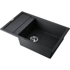 Omoikiri Sumi 78-LB Кухонная мойка Tetogranit прямоугольная с крылом 4993719 черный